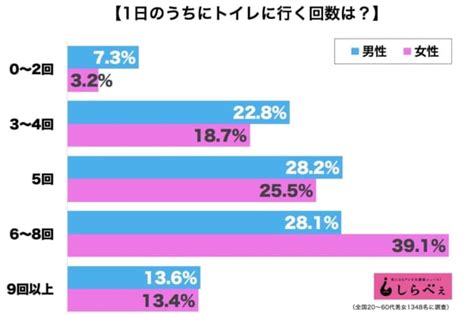 トイレの回数平均