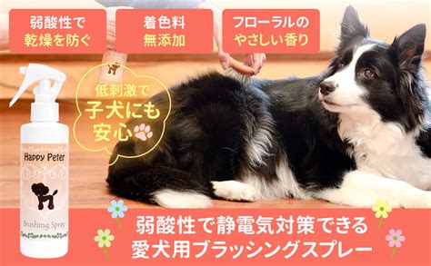 ブラッシングスプレーで愛犬の被毛を美しく！