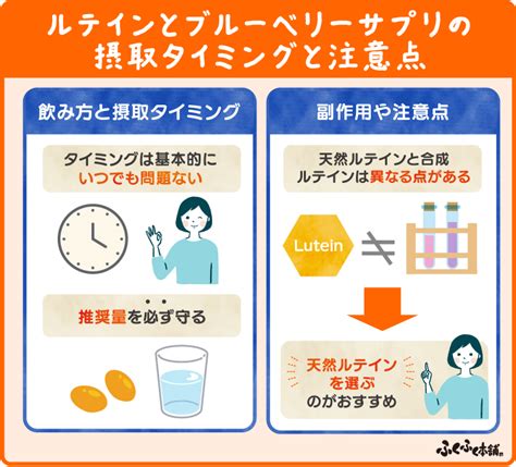 ブルーベリー ルテインはいつ摂取するのがベストですか？