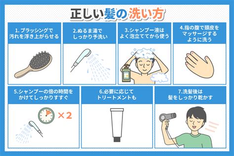 下向きシャンプーで行う適切な髪の洗い方