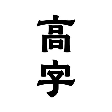 中文中的「高」字