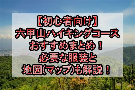 六甲山で愛犬とハイキング：初心者から上級者まで楽しめるコースガイド