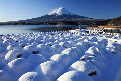 冬天 河口湖