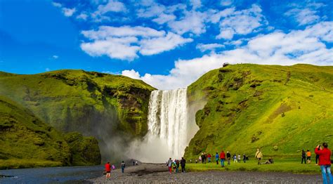 冰島彩虹瀑布（Skógafoss）