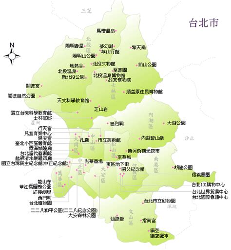 台北市街區總覽