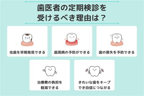 定期検診を受ける: