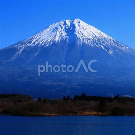 富士山 雪景