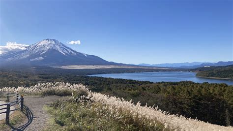 山中湖の絶景パノラマと富士山の雄姿を楽しむ