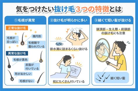 抜け毛が多くなる