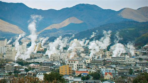 日本著名溫泉鄉別府的象徵