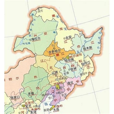 東北九省地圖