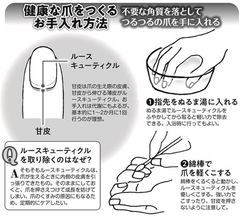 爪切りで健康的な爪を保つ