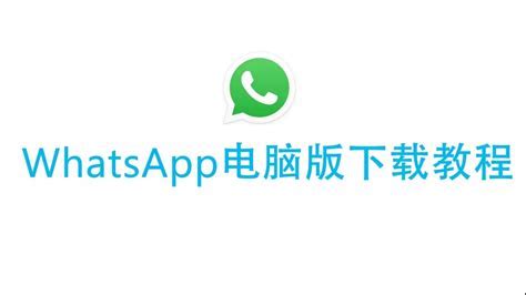 电脑版WhatsApp下载指南，快速安装，畅聊无阻