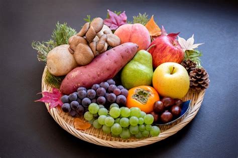 秋が旬の果物・野菜と栄養素