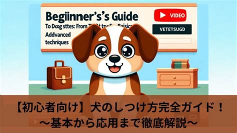 落ち着かない犬のしつけ：基礎から応用まで