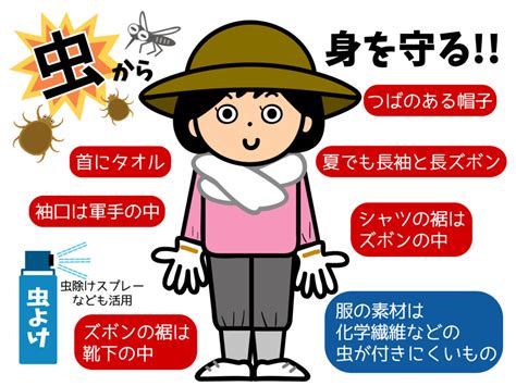 虫除けウェアで虫刺されを予防しよう！