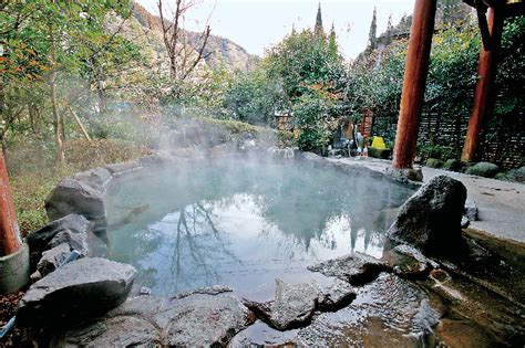 豊かな温泉