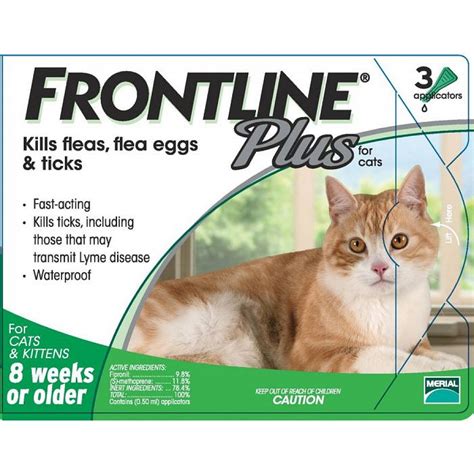 貓咪的驅蟲聖品：Frontline Plus 貓用滴劑