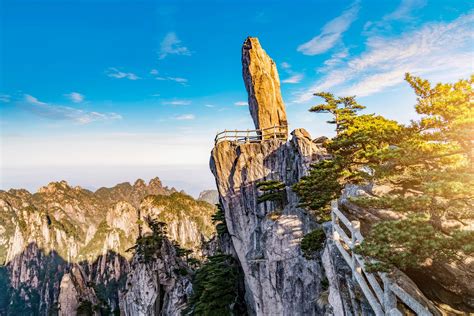 遠近馳名的安徽黃山地標