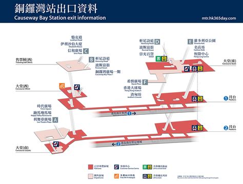 銅鑼灣站 F 出口，本地人愛用出口