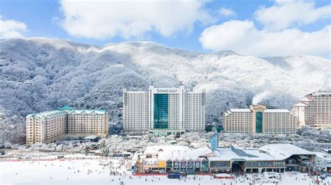 韓國滑雪場：應有盡有