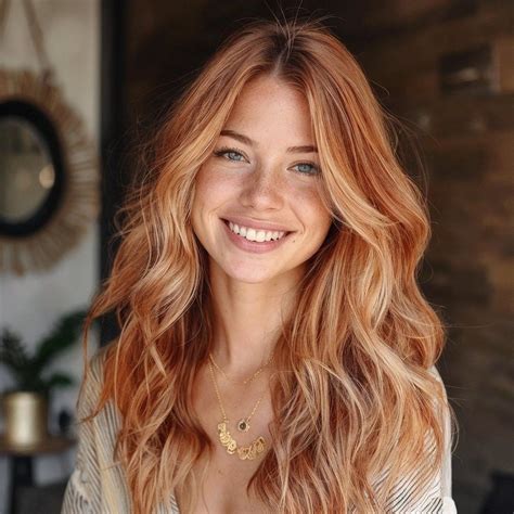 🍓✨ Strawberry Blonde Highlights: A Guide for Brunettes ✨🍓