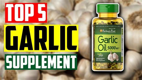 🏆 The 5 Best Garlic Supplements for Blood Pressure Management