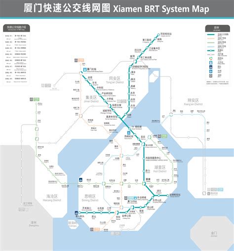  廈門 BRT 路線圖，12 條路線貫穿全市，輕鬆遊覽「海上花園」 