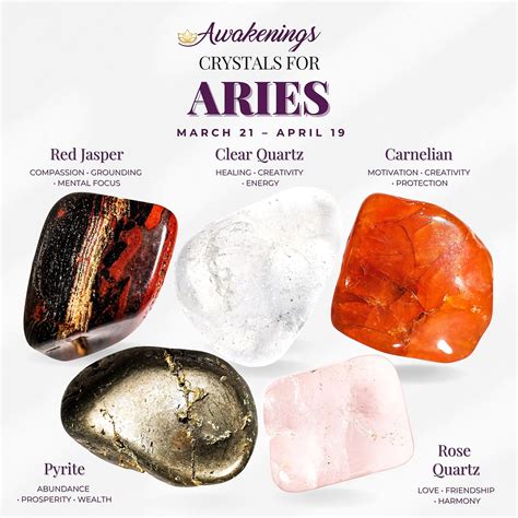  Aries Stones and Crystals: Unleash Your Fiery Spirit