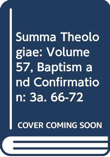  Baptism and Confirmation 3a 66-72 BAPTISM AND CONFIRMATION 3A 66-72 By Aquinas Thomas Author Oct-01-2006 Paperback PDF