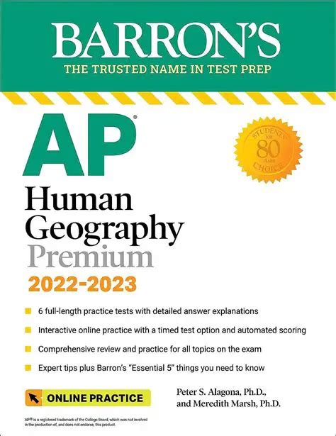  Barron's AP Human Geography: An In-Depth Guide 