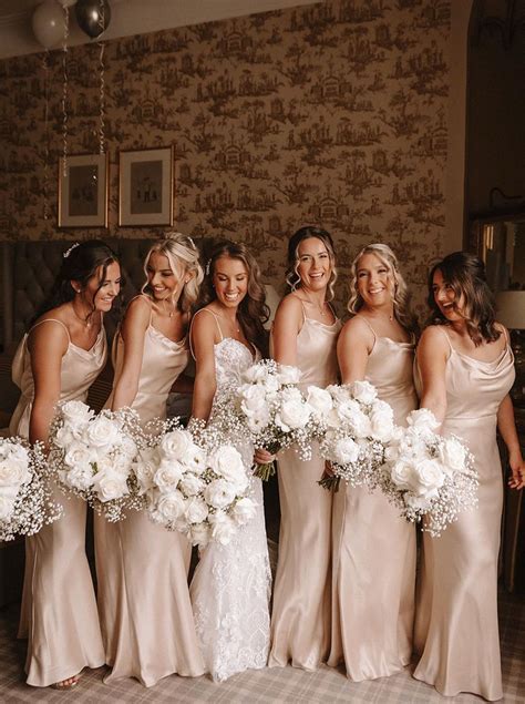  Champagne Satin: The Perfect Choice for Bridesmaids