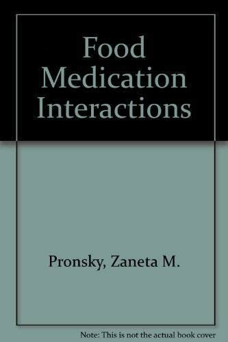  Food Medication Interactions 11th ed Doc