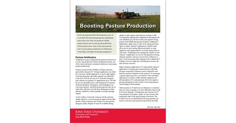  Grassland Fertilizer: Boosting Pasture Productivity with Precision Nutrition 