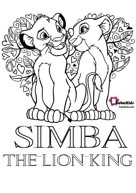  Simba Lion King Coloring Pages: Unleash Your Inner Child's Creativity