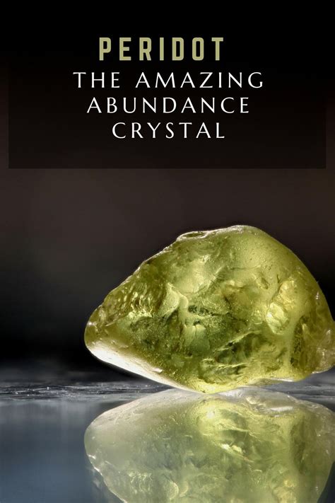  The Enchanting Peridot: A Stone of Healing and Abundance 