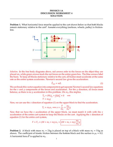 - Physics 1A: Mechanics and Heat