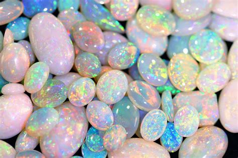 - Precious opals: