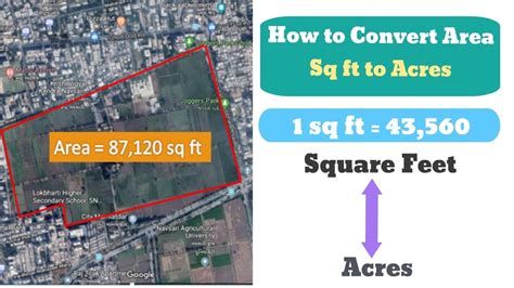 .1 acre to sq ft