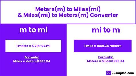 0.1 miles to meters