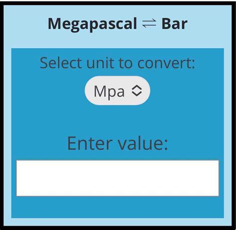 0.1 mpa to bar