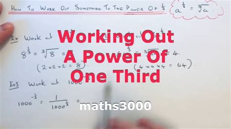 0.333 - The Power of One Third in Mathematics