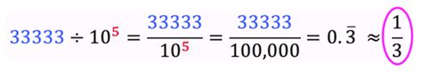 0.33333: The Never-Ending Decimal of One-Third