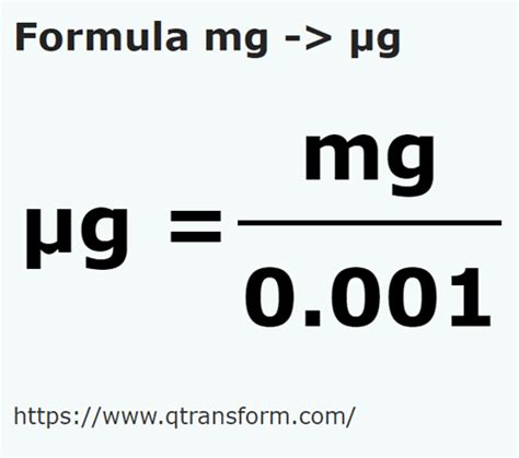 0.75 mg to micrograms