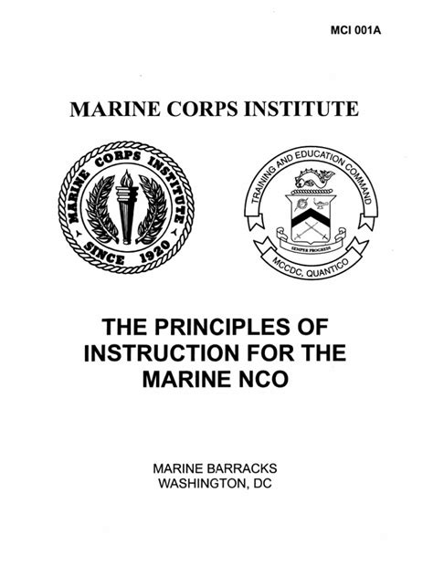 001a principles instruction for the marine nco Ebook Epub