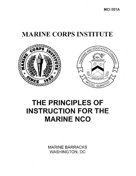 001a principles instruction for the marine nco Ebook Epub