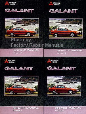 01 mitsubishi galant factory service manual Doc