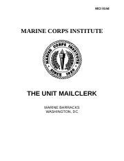 0144 unit mail clerk mci Epub