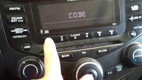 02 honda accord radio code Reader