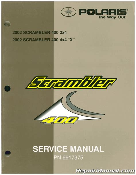 02 polaris scrambler 400 service manual Kindle Editon